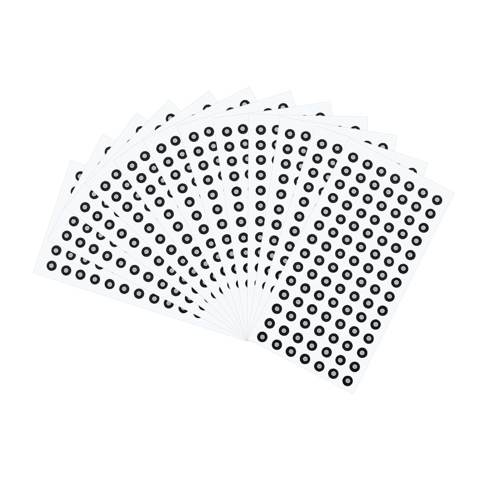 1200 Pcs 3D Scanner Markers 3Mm High Reflective 3D Scanning Dots 3D Tracking Dot