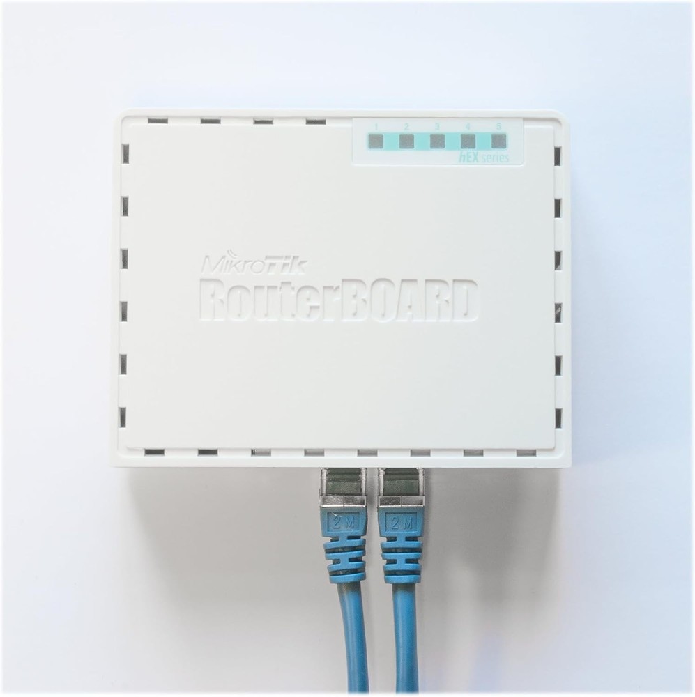 High-Performance hEX RB750Gr3 Router with Dual-Core CPU and IPsec Security