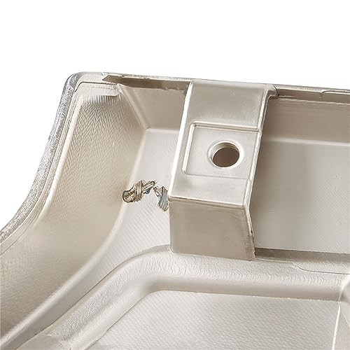 Front Bumper Lower Valance Chrome Plastic Replacement for 2016-2019 Sierra