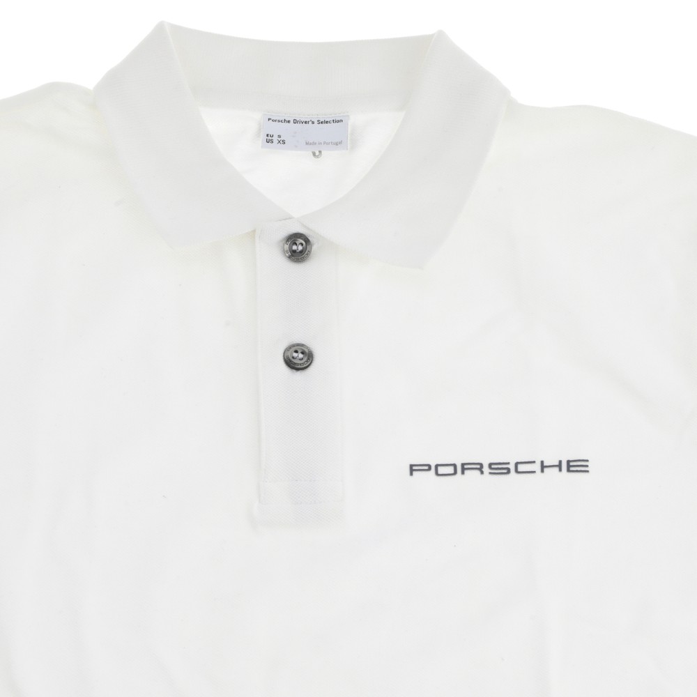 Porsche White Polo Shirt Extra Small