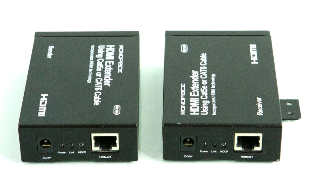 Monoprice ME100 HDMI Extender Receiver/ Transmitter Kit m886