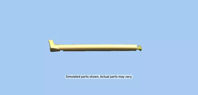 Genuine GM Primed Driver Side Rocker Panel Front Molding 22860103