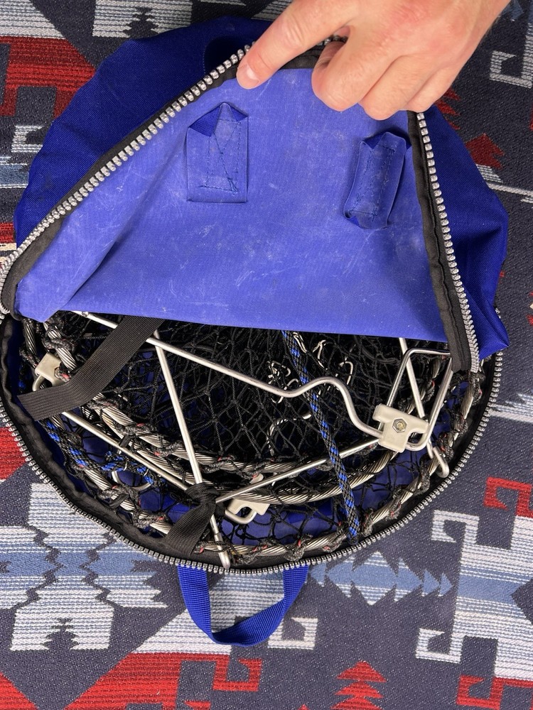 Foldable Portable Flex Fold Prawn Trap (VERY RARE!) Flexfold Crab Shrimp Compact