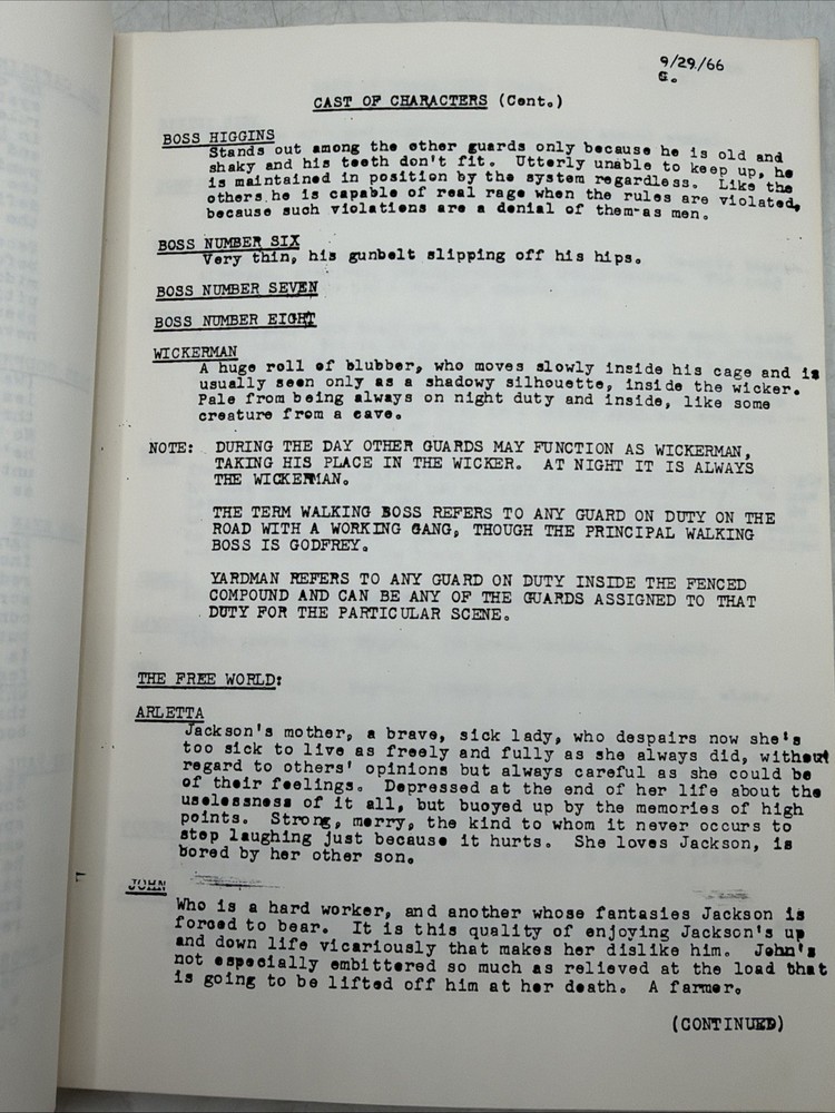 Cool Hand Luke 1966 Rev Final Script Production Copy Frank Pierson Hal Dresner