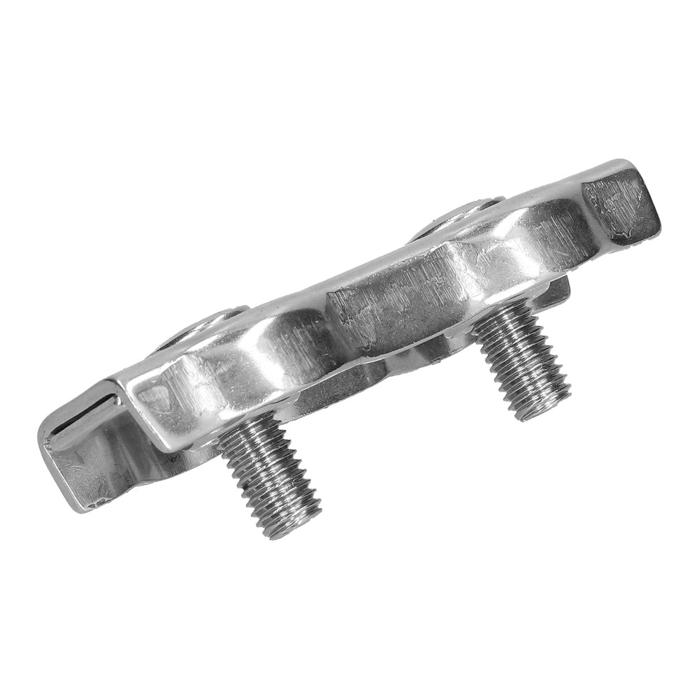 20Pcs M2 Wire Rope Clip StainlessSteel Cable Clamp Caliper Duplex Locking Device