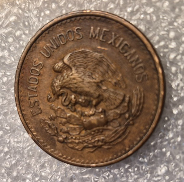 Mexico 20 Centavos 1943, Coin -Nice