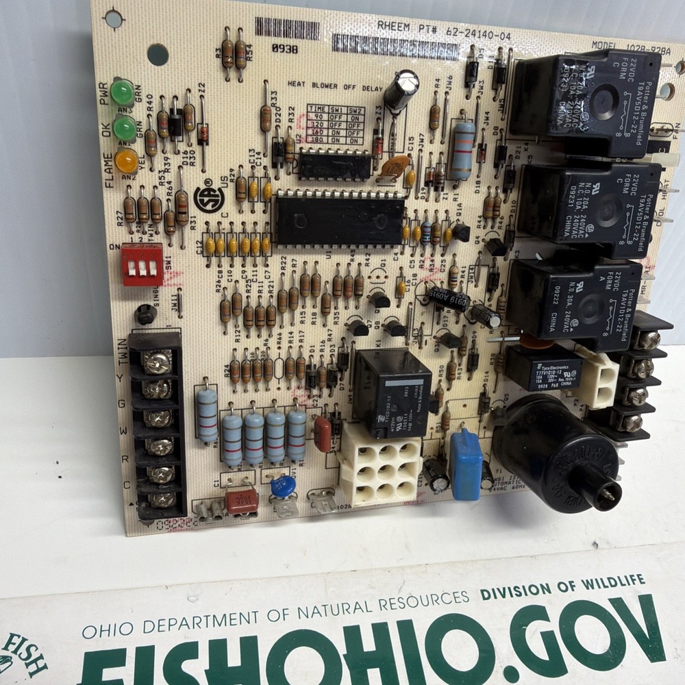 RHEEM 62-24140-04 CONTROL BOARD 1028-928A