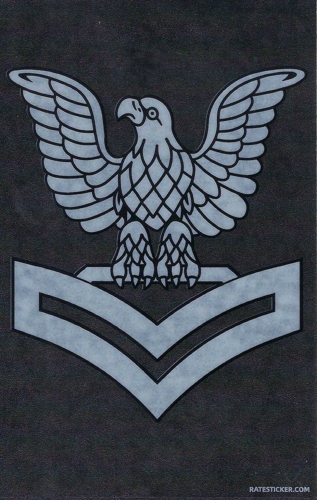 SECOND 2ND CLASS PETTY OFFICER STICKER DECAL PO2 E-5