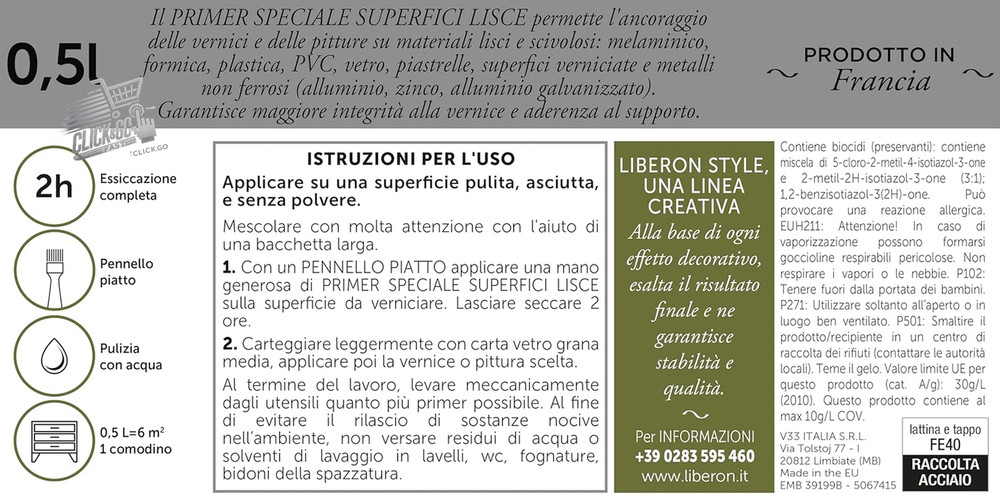 Colorless Smooth Surface Special Primer 0.5L