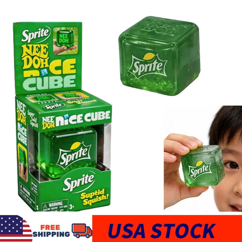 Needoh Limited Edition Sprite Nice Cube Suptid Squish
