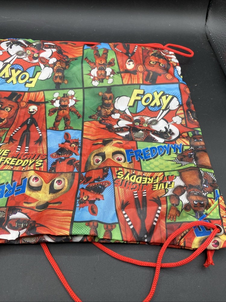 Five Nights At Freddy's Cinch Drawstring Backpack All Over Print Light Weight