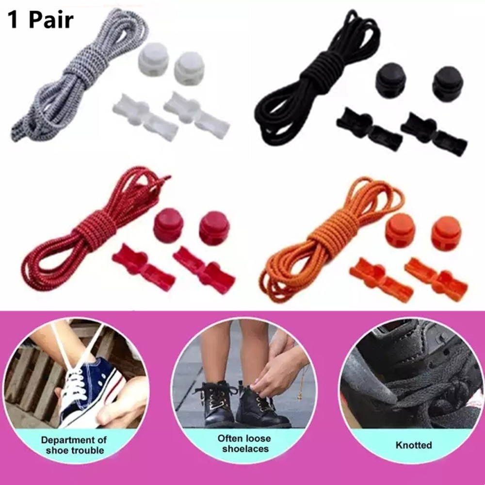 Stay Comfortable with Stretchy Elastic Laces Suitable for All Activities