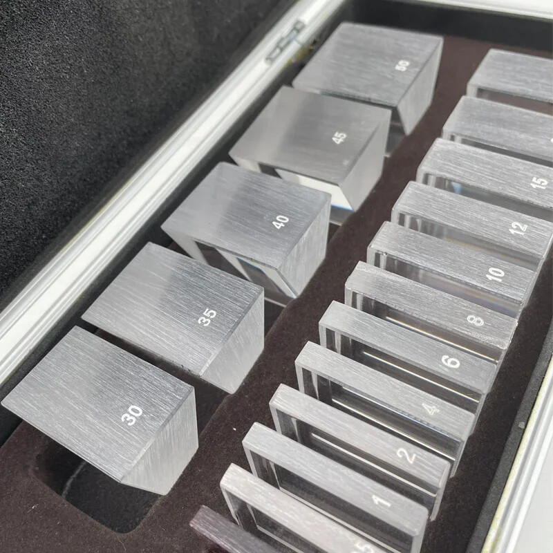 Prism Optics Ophthalmic Prism Set for Optometry with Aluminum Case