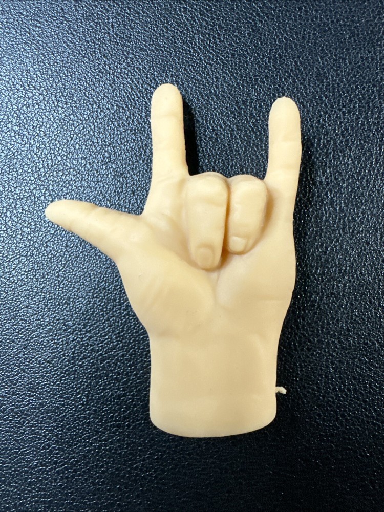Tiny ‘Rock & Roll” Hands Finger Puppet (Left Hand)