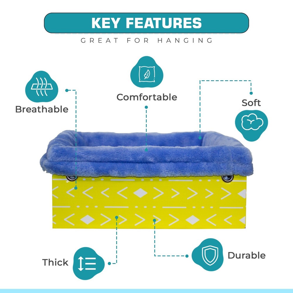 Ferret Box Bed Hammock for Hanging or Shelf Use