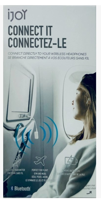 iJoy Connect it Bluetooth Wireless Headphone Transmitter - 3.5mm