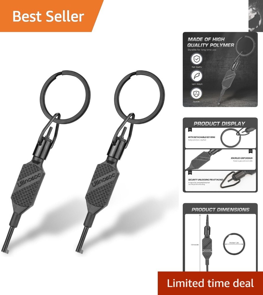 Innovative 4" Handcuff Key with Security Features - Ideal for Security Personnel