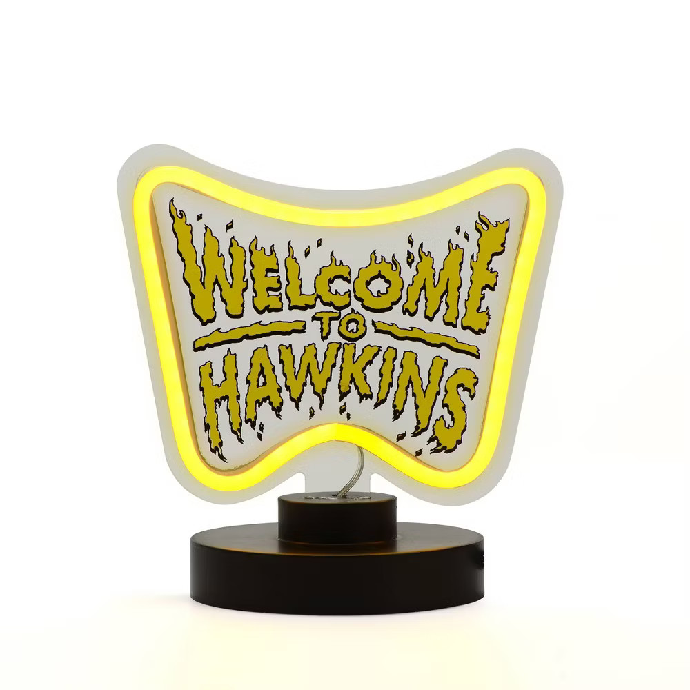 Stranger Things Welcome to Hawkins Neon Logo