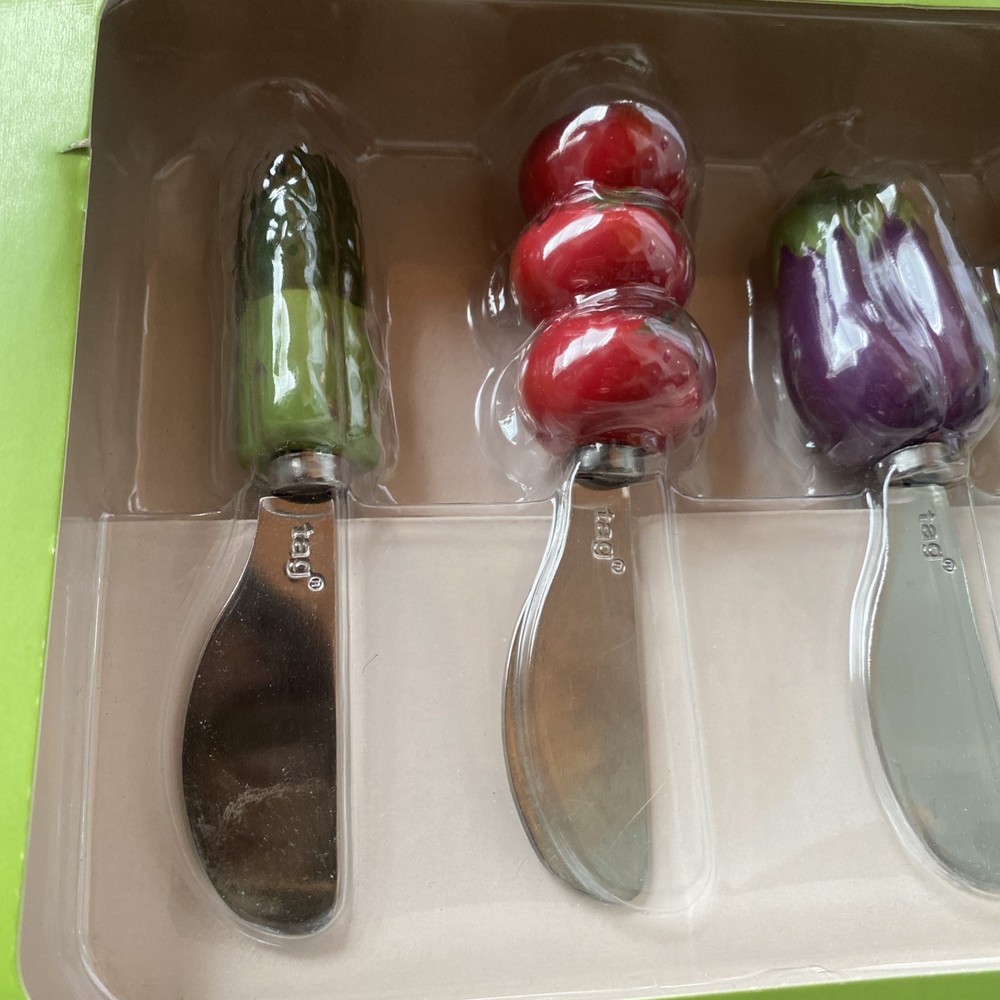 Tay Spreaders S/4 - Vegetable Ceramic Knifes
