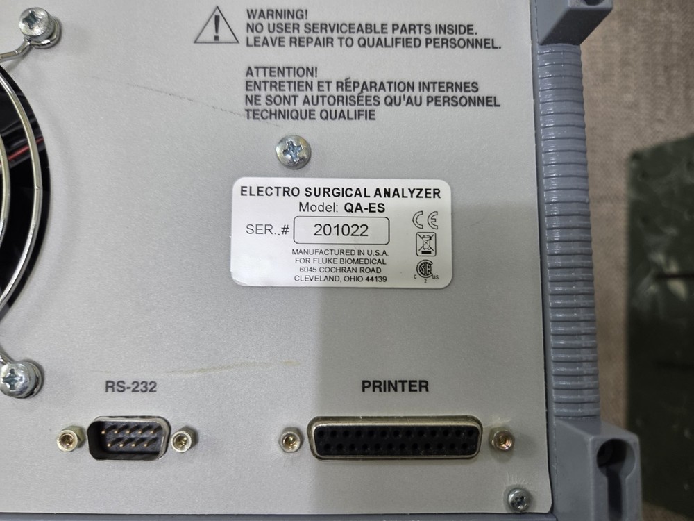 Fluke Biomedical QA-ES II Electrosurgery Analyzer