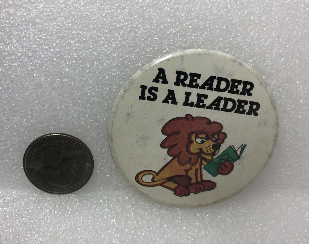A Reader Is A Leader Pin