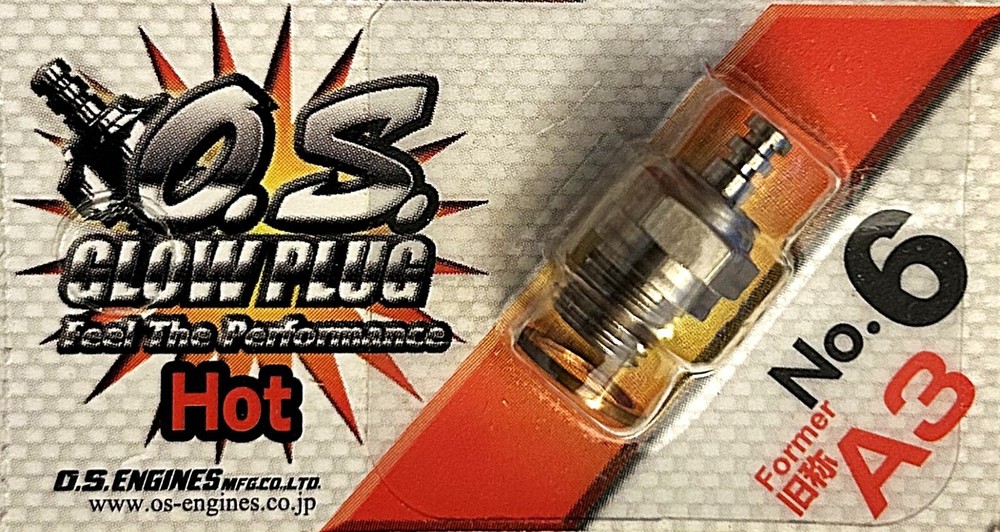 O.S. Glow Plug Medium No. 6