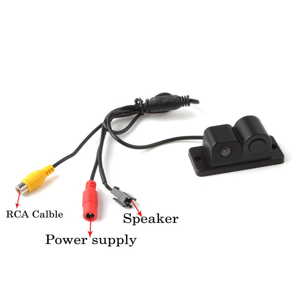 Auto Car Reverse Backup Parking Radar Rear View Camera With Parking Sensor