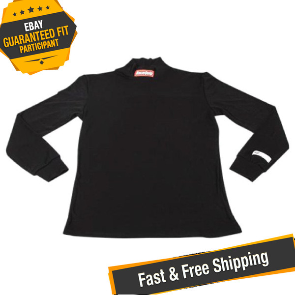 RaceQuip 421992 Black S Size Racing Undershirt