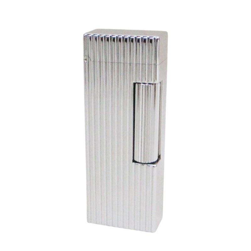 Dunhill Gas Lighter Silver Roller DU25FRR1111040TU Compact Lightweight