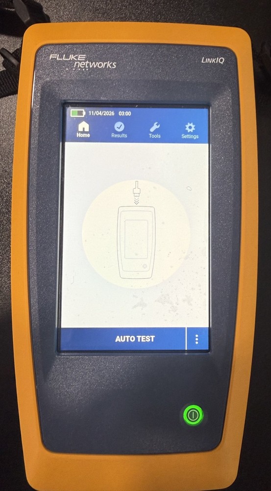Fluke Networks LIQ-100 LinkIQ Cable + Network Tester (Working)