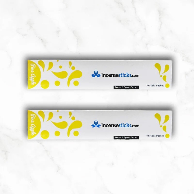 Pineapple Incense 8" inch 10 Sticks Pack: 2 Packs