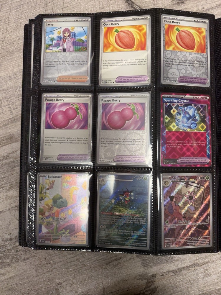 Pokemon Stellar Crown: Master Set Plus 3 Stamps Binder Included