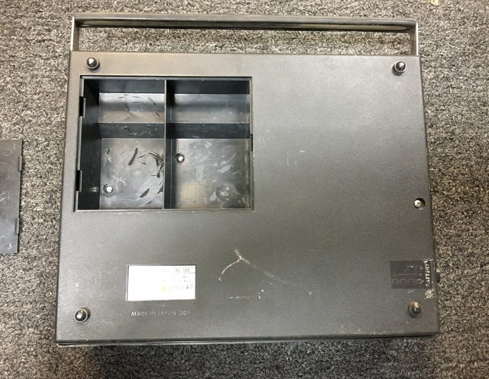 Sharp Cassette Tape Recorder Solid State RD-504, JAPAN, UNTESTED