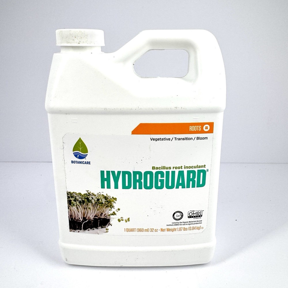 Botanicare Hydroguard Bacillus Root Inoculant 1 Quart Hydroponics Nutrient