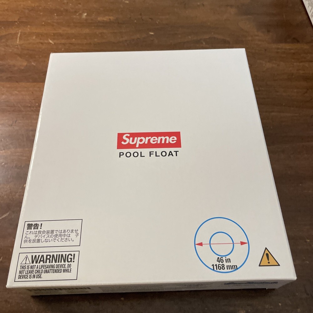 SUPREME FAT TIP POOL FLOAT BLACK OS SS22 WEEK 16 (100% AUTHENTIC) BRAND NEW