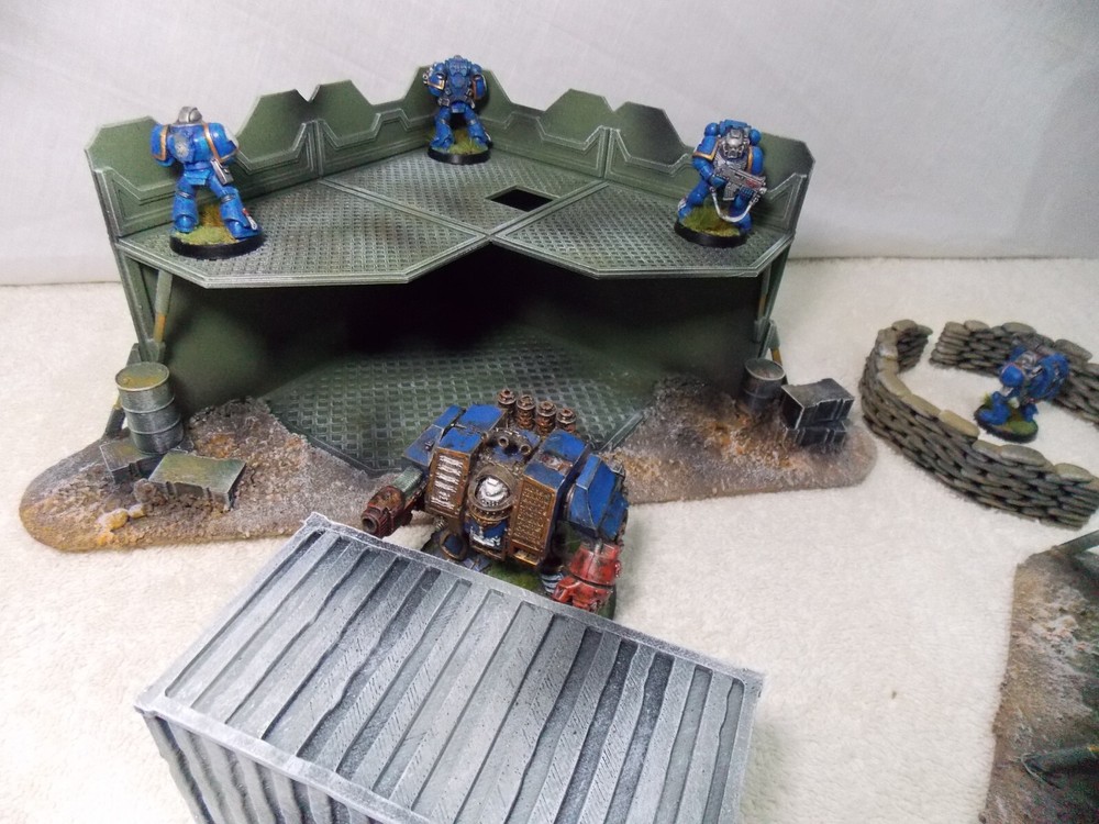 WARGAMING TERRAIN PAINTED BUNDLE 9 PIECE SET...ADVANCE ORDERS