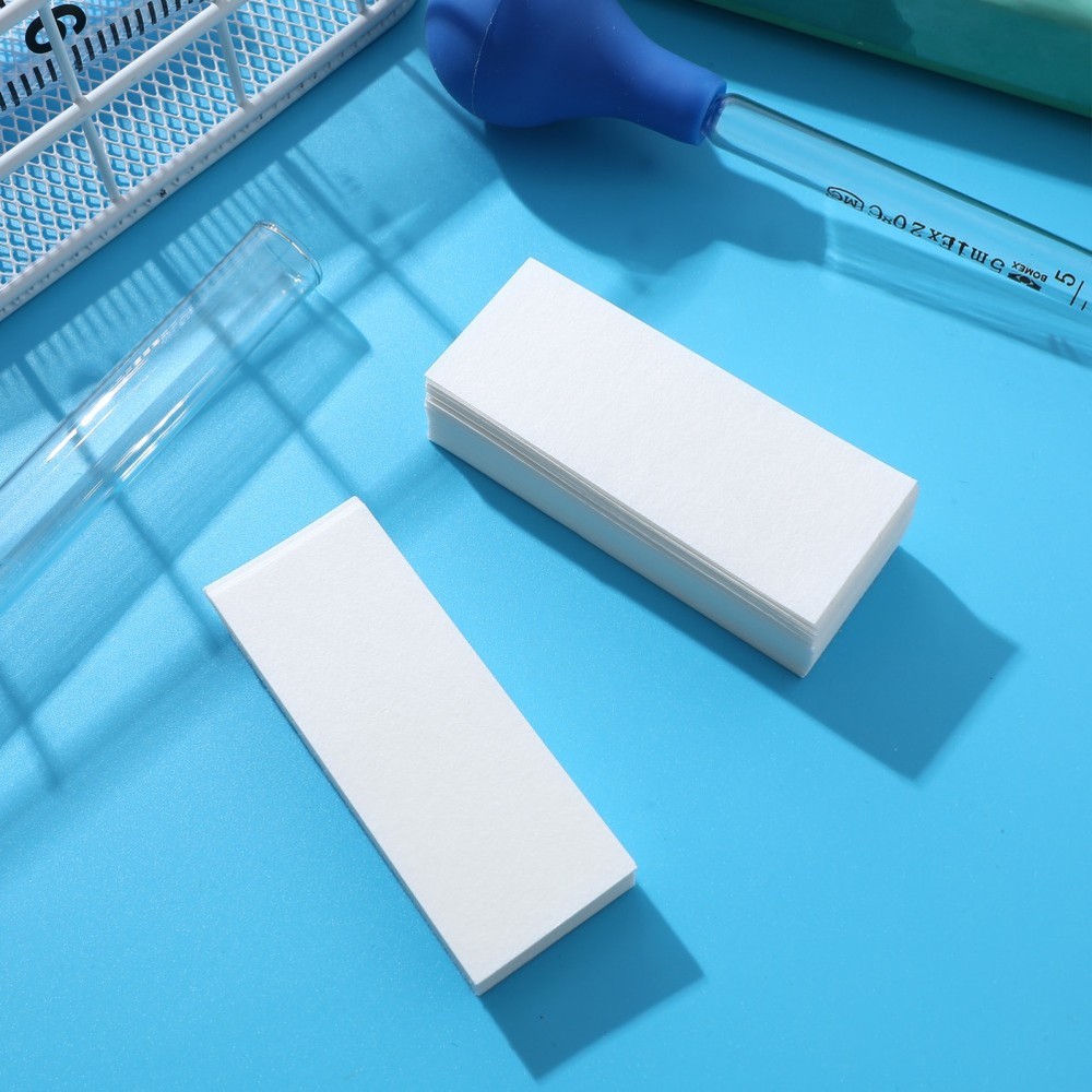 200 Pcs Filter Papers Chromatography Strips Experimental Blotting Water Absorb