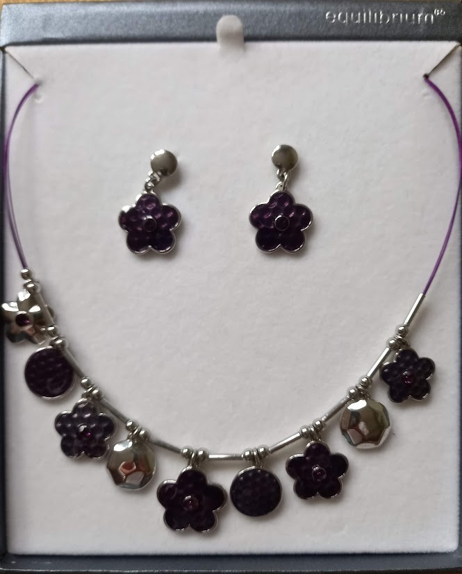 Equilibrium Necklace and Earring Set BNIB