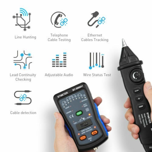 Network Line Finder Tester Detection Cable Tester Phone Cable Track Reader Tool