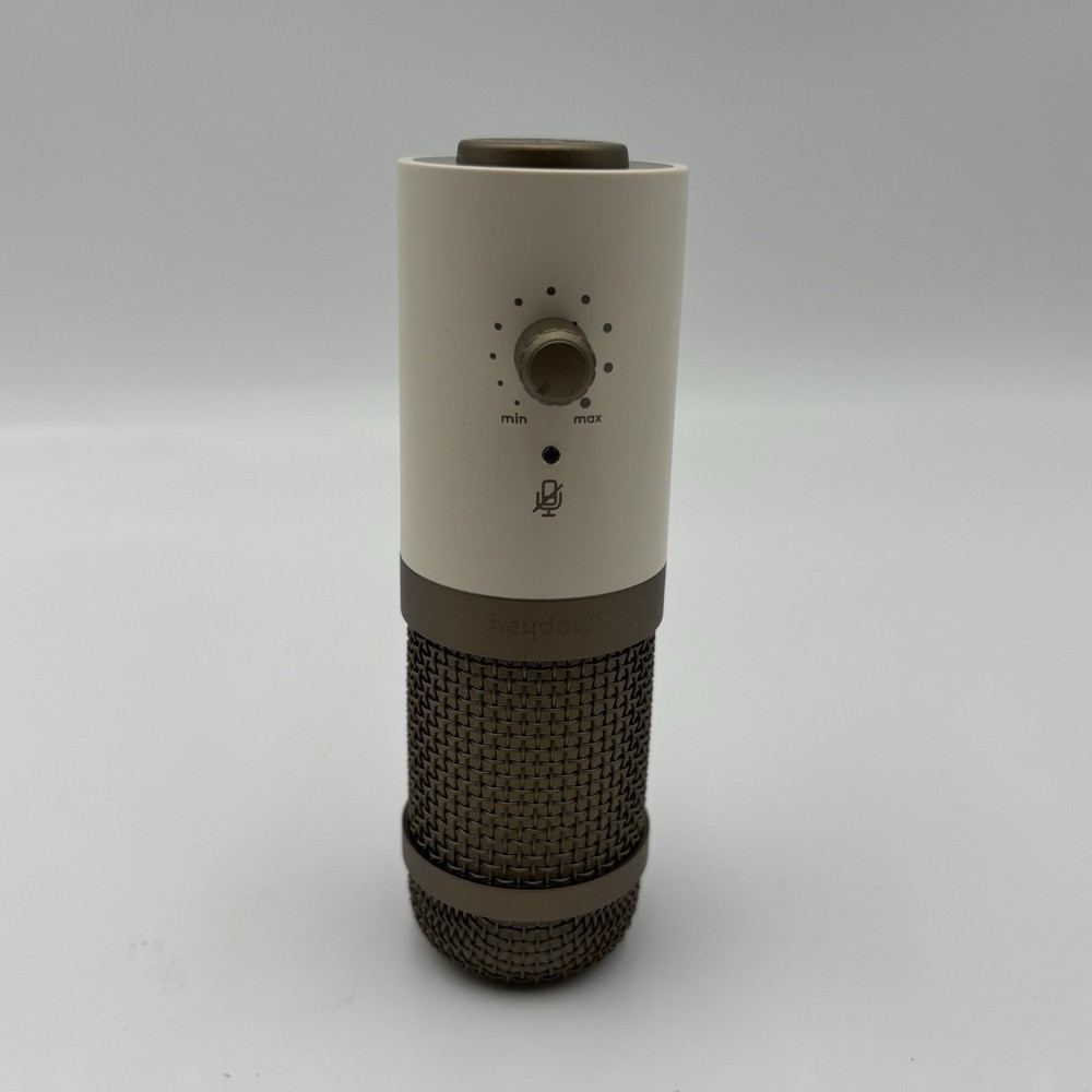heyday Desktop Microphone - Stone White - Bluetooth - New Open Box - Free Ship