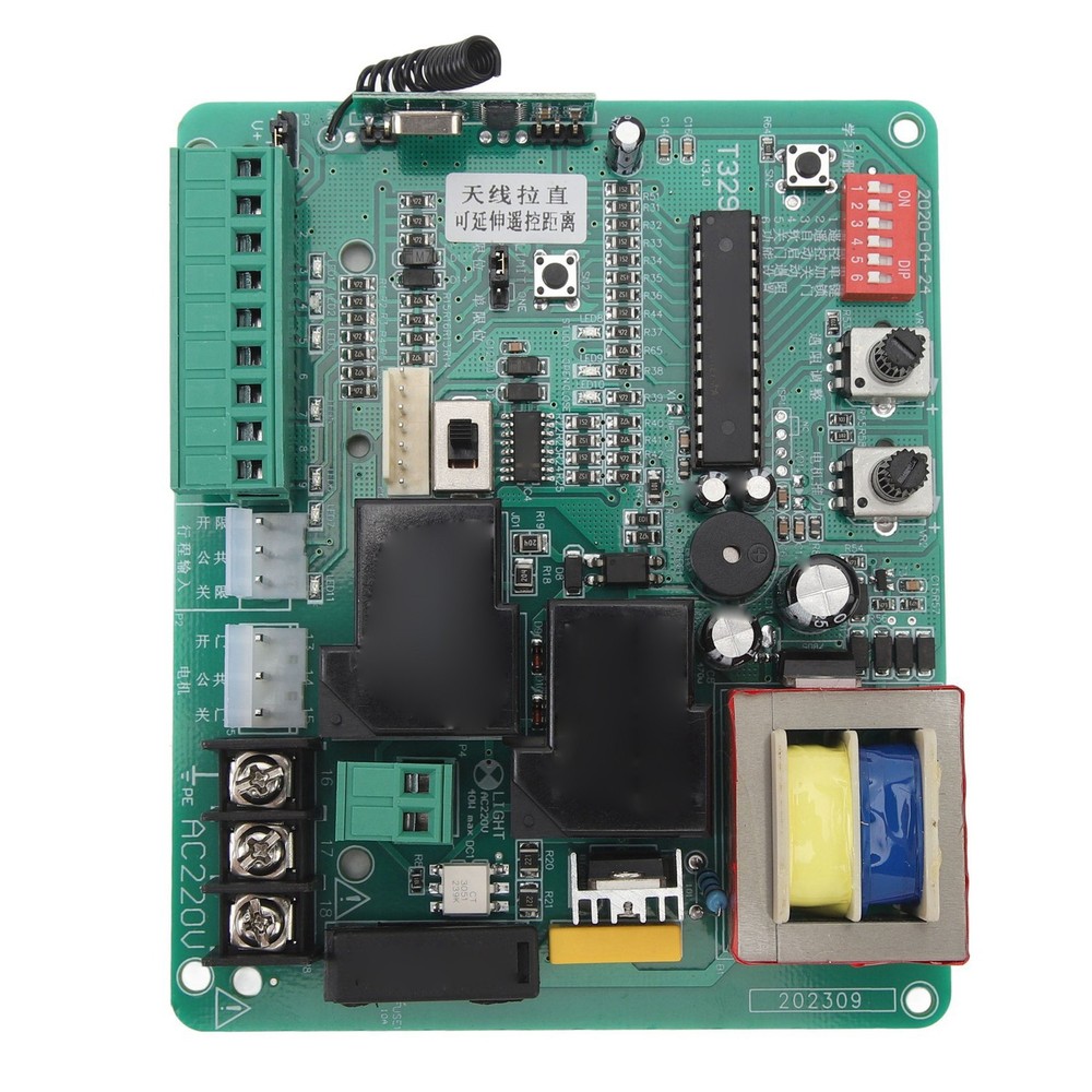 Universal Circuit Control Board For Sliding Gate Opener Main Electronic Control