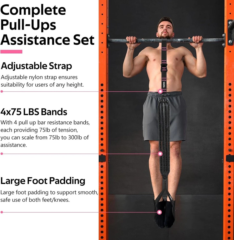 Pull up Assistance Bands, Heavy Duty Resistance Bands for Pull up Bar, Pull up A