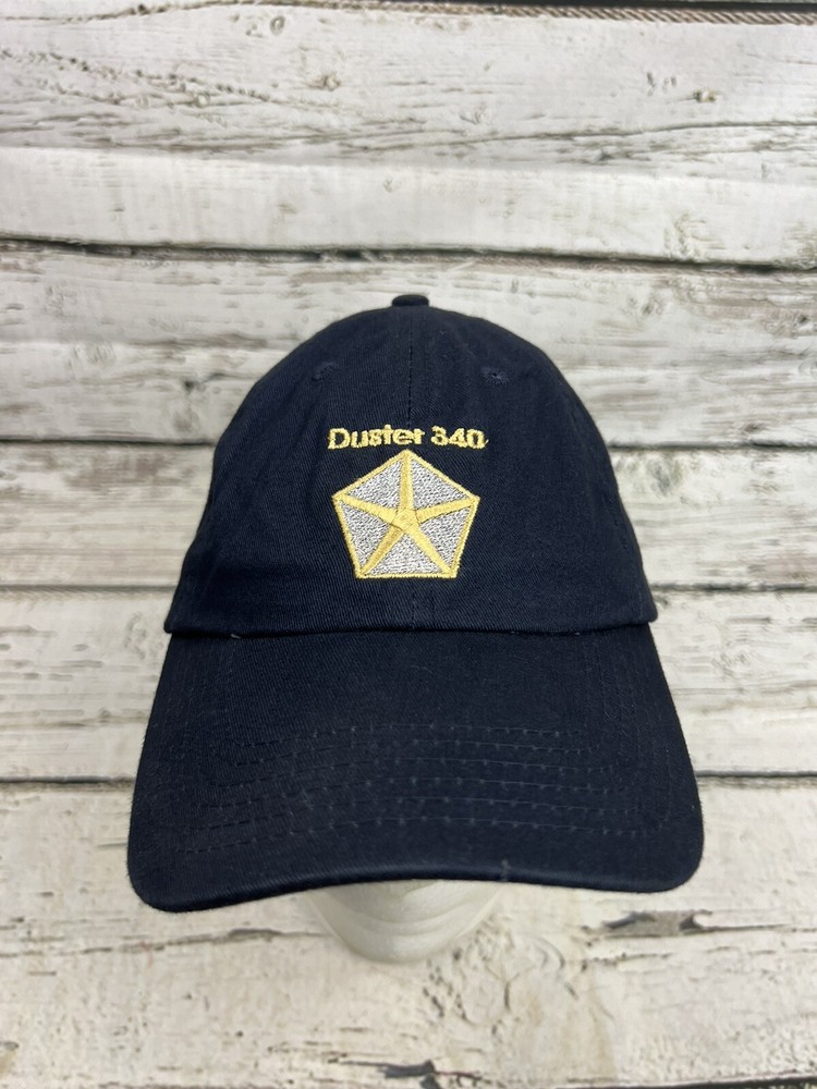 VTG Chrysler Duster 340 Embroidered Logo Adjustable Baseball Strapback Hat Cap