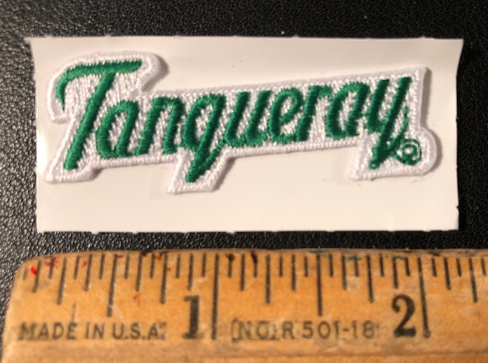 Tanqueray Gin Distillery Liquor Embroidered Logo Patch 2” x .5”