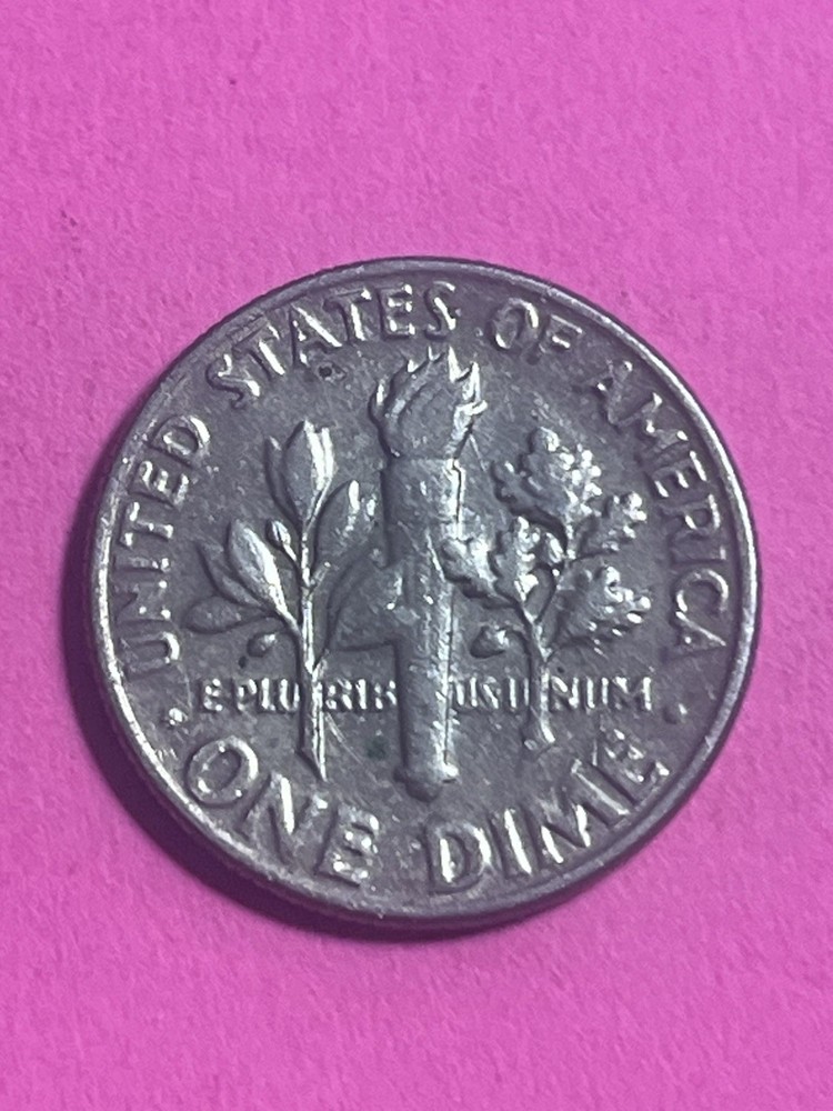 1965 No Mint Mark Roosevelt Dime TRIPLE Strike Multiple Errors