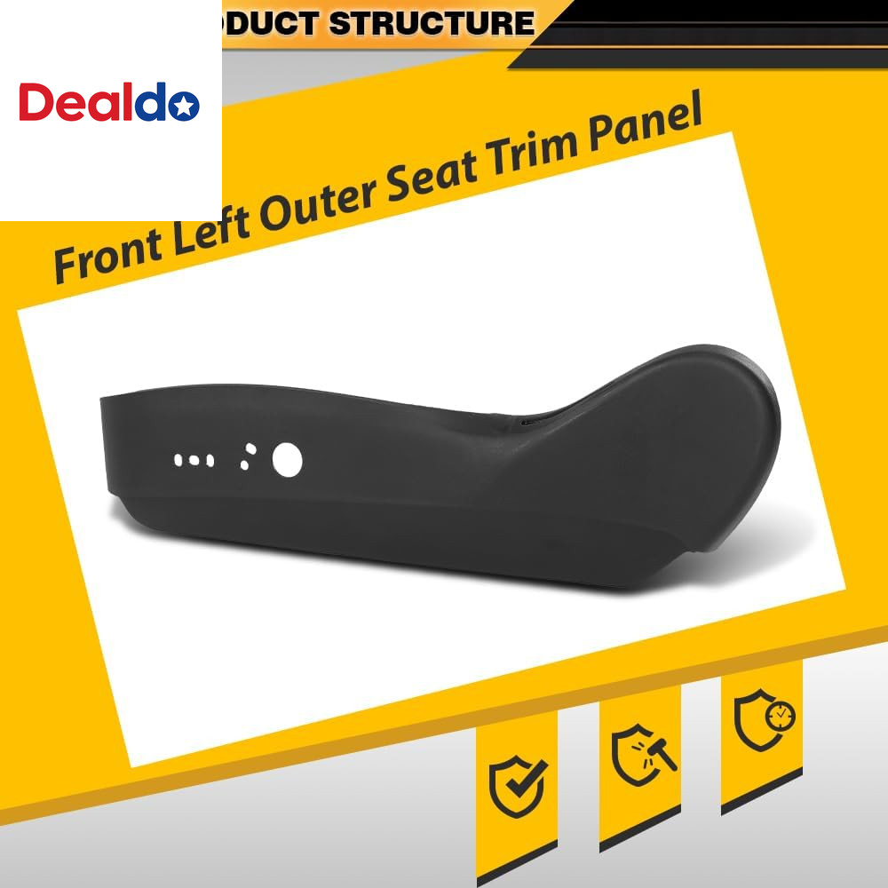 Front Left Outer Seat Trim Panel Compatible with Tesla Model 3 2017-2023, Fit Te