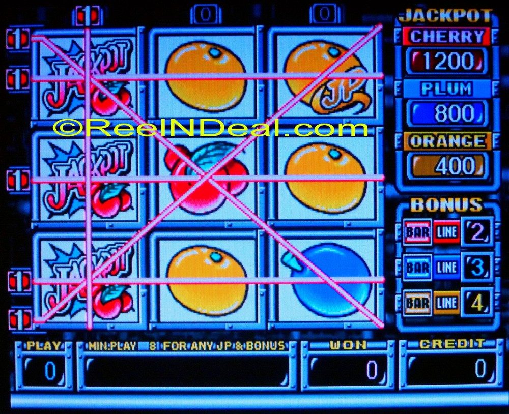 Dyna Trinity Fortune Cherry Master 8-Liner Slot Machine Highly Profitable