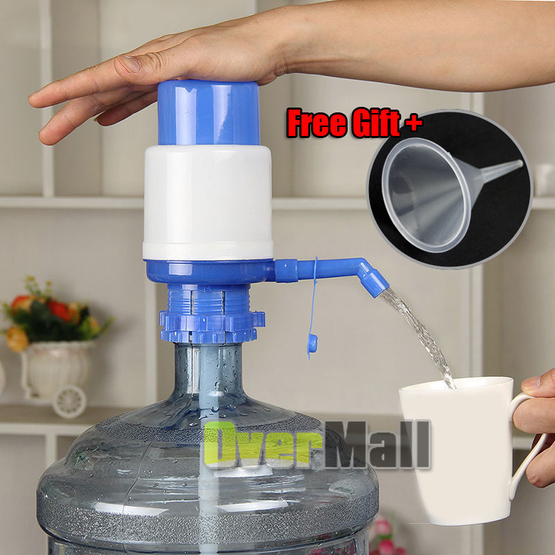 5-6 Gallon Bottled Drinking Water Manual Hand Press Pump Dispenser Home Office