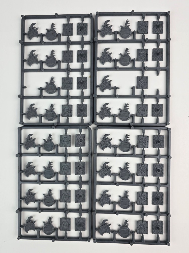 Vintage Warhammer Orc & Goblin Shields Sprue lot