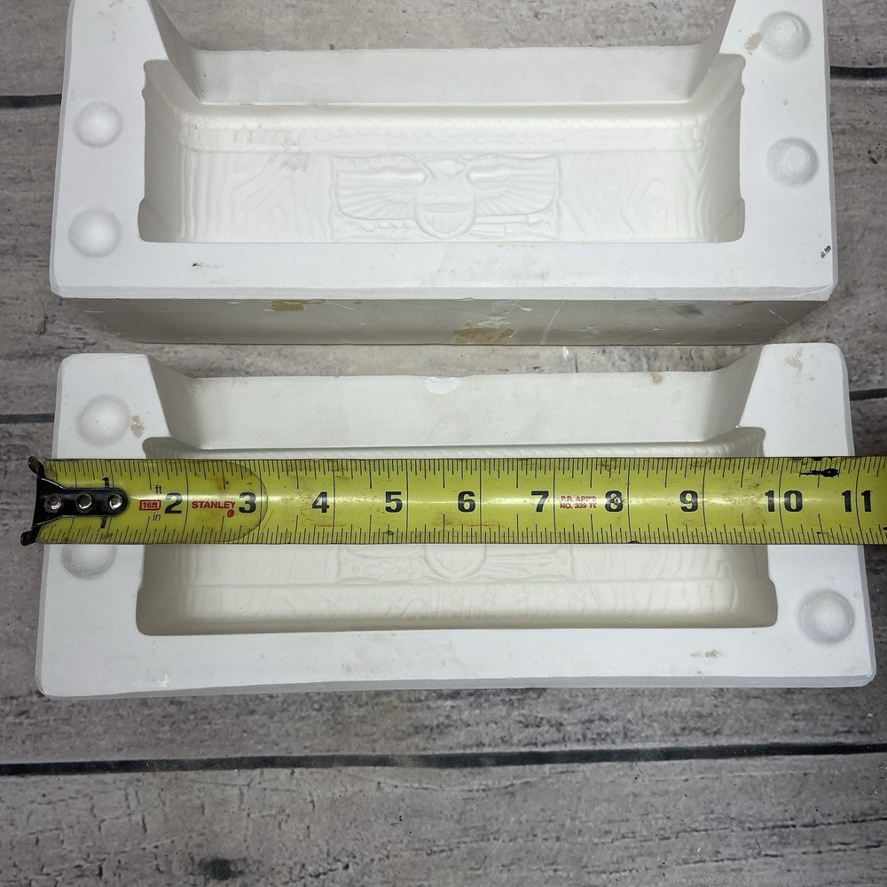 Ceramic Slip Casting Mold Square Eagle Planter #272
